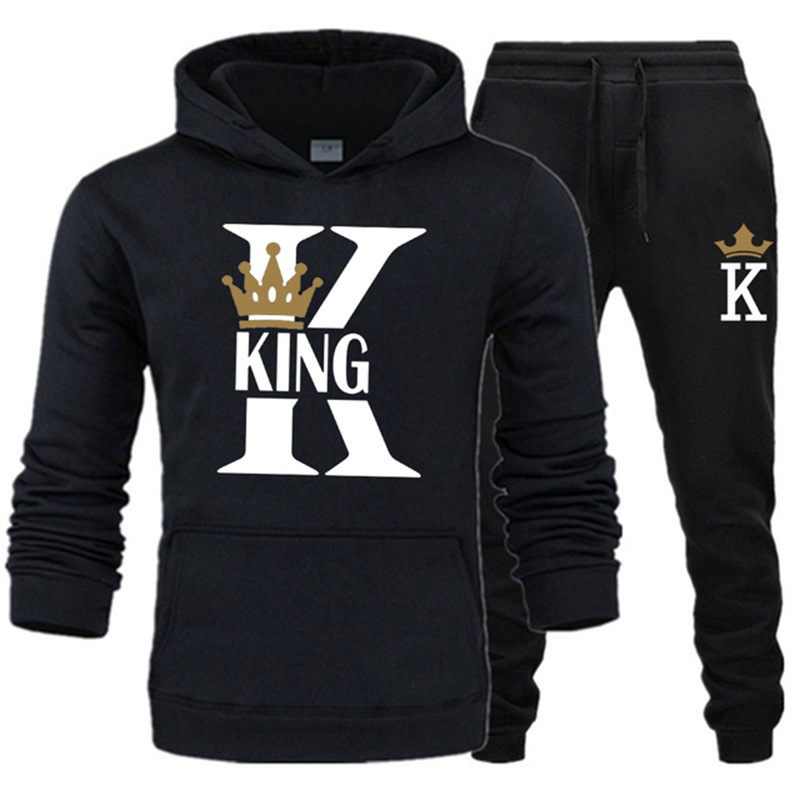 Outdoor Sport Hoodie - K En Q Print Herfst Winter